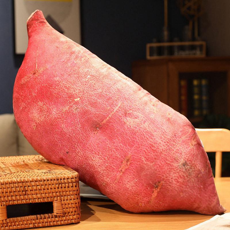 Милая плюшевая подушка-подушка в виде овоща для дивана, поддержка спины, декор для дома, подарок для подростков