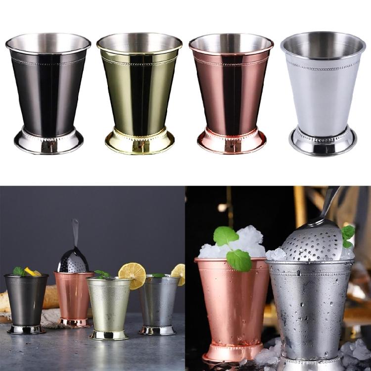 Стальная кружка для Moscow Mule, стакан для коктейлей, классические стаканы Mints Julep Cups