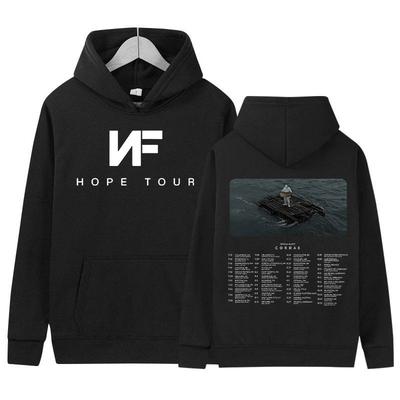 Рэпер NF Hope Музыкальный Альбом 2024 Новый Худи Мужская Мода Повседневная Оверсайз Толстовка Хип-Хоп Винтажный Пуловер Худи Стритвир