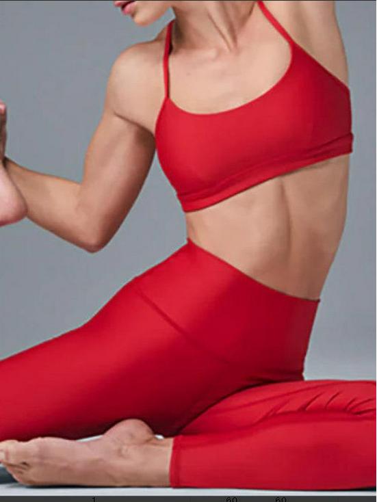 Спортивный бюстгальтер Alo с сексуальной спинкой - Влагоотводящий, ощущается как вторая кожа, топ-майка для йоги и фитнеса