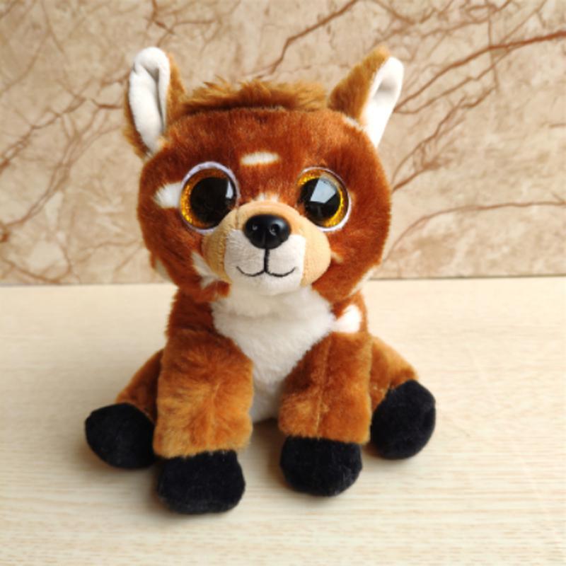 15 см Ty Beanie Baltic с блестками, большими глазами, собакой Хаски, плюшевая игрушка, милая супер мягкая кукла с животными, детские игрушки, Рождественский подарок для детей