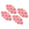 4pcs Palm Shaped Massage Glove Manual Glove Massager with 7 Roller Balls for Body Massage