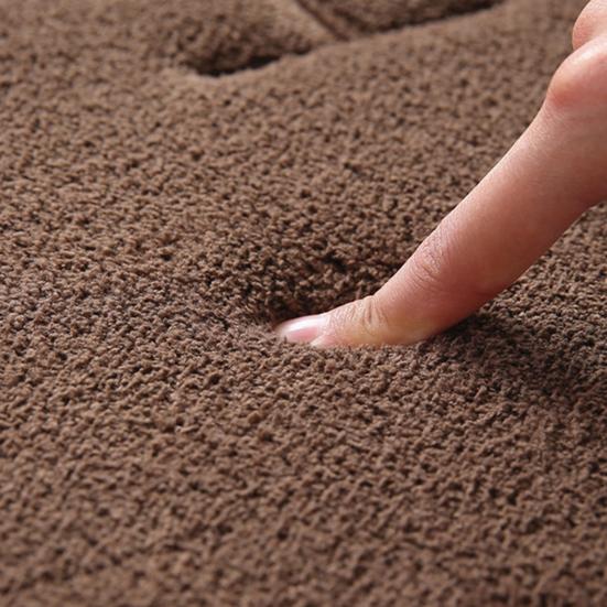 Коврик для ванной комнаты Мягкие коврики из микрофибры Нескользящие Толстые Водопоглощающие Напольные коврики Машинная стирка Пушистые коврики для душа Ванн