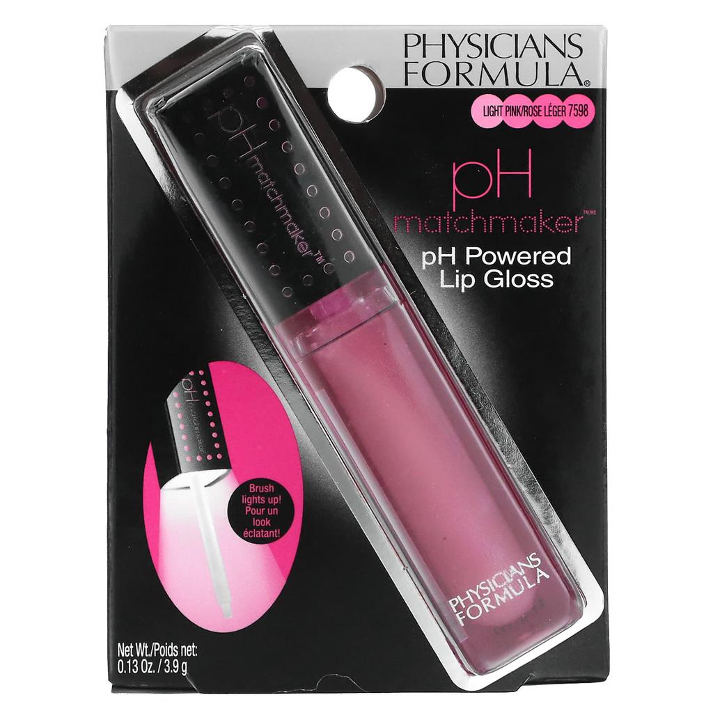 Physicians Formula PH Matchmaker, pH-активированный блеск для губ, светло-розовый, 0,13 унции (3.9 г)