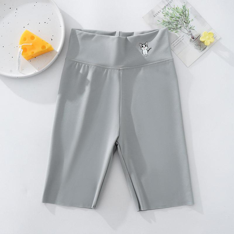 Girls' Elastic Shark Pants: Korean-Style Summer Yoga Shorts