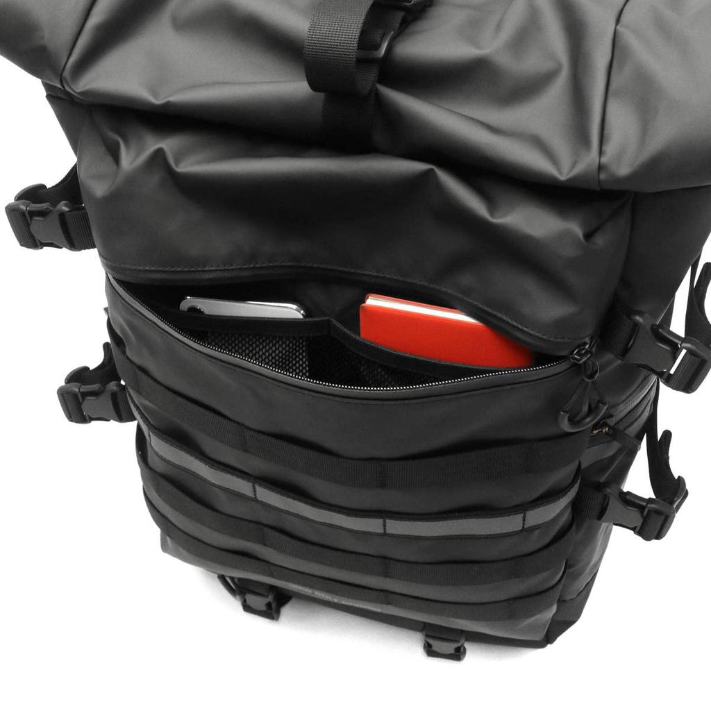 [Макиавеллистский] Рюкзак ROLL TOP DAYPACK ЧЕРНЫЙ (019)