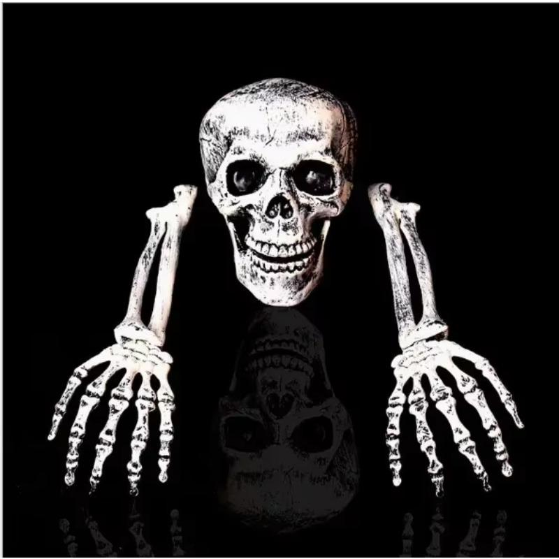 Садовое украшение Праздничный череп Кость Реквизит Разрывающий землю Ужас Хэллоуин Украшение Череп Аксессуары для вечеринки Подарок Украшение