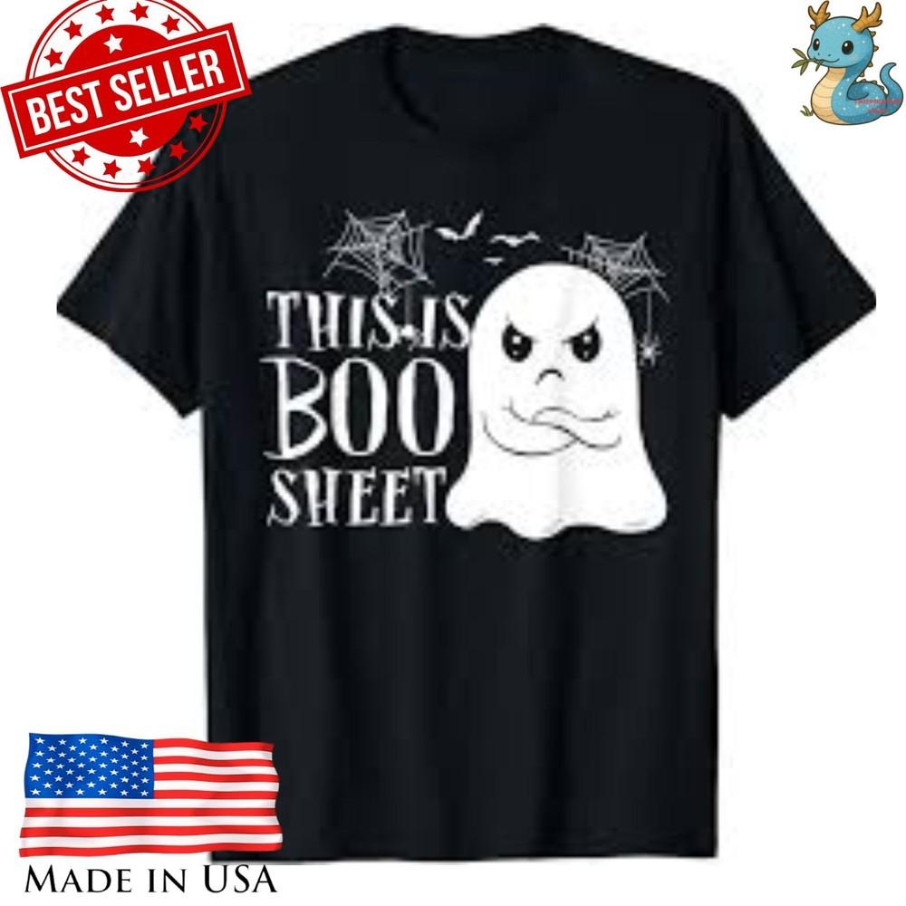 Unisex Funny Ghost T Shirt Halloween Boo Sheet Humor Spooky Costume Unisex T-Shirt