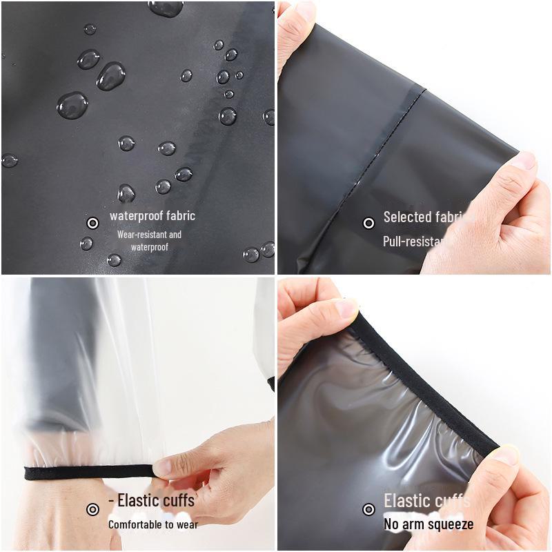 Прозрачные матовые кухонные рукава из ТПУ: Водонепроницаемое, маслостойкое и противообрастающее средство для уборки осенью/зимой