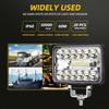 1/2PCS LED Work Light 9-30V Car Headlight Driving Running Light Vehicles Truck Jeep Accessories 20SMD 3030 Chip 60W 3600LM White