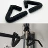 1 Pair Triangular Gantry Vertical Handle with Rope Hole Weightlifting Grip Handle Men/Women