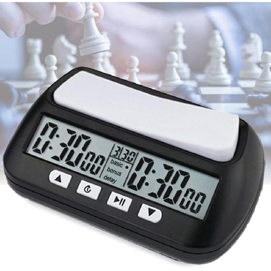 3-in-1 Multifunction Portable Chess Clock Digital Chess Timer for Board Games Professional Calculagraph Time-meter with Alarm 2