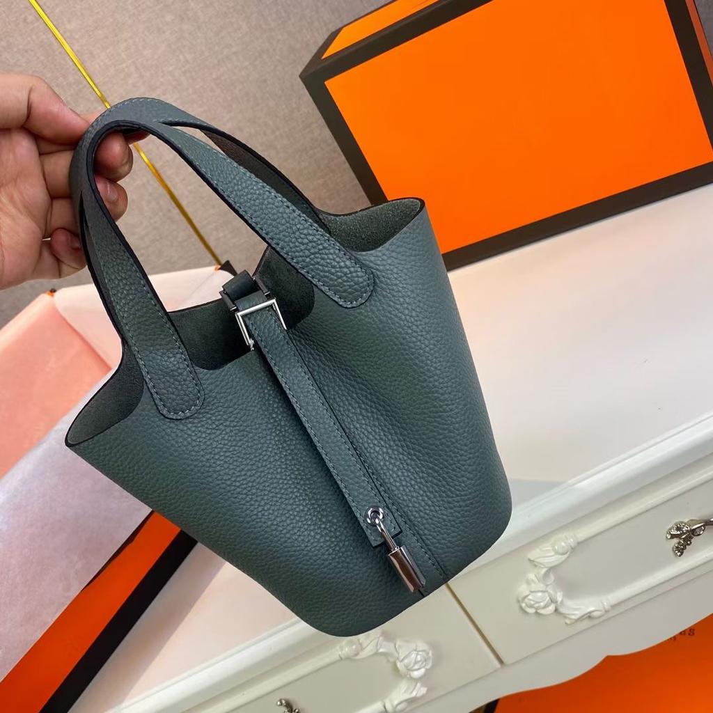 Высококачественная полуручная плетеная сумка-корзина из растительных волокон togo первый слой коровья кожа commuter bag натуральная кожа портативная сумка-ведро женская 18 см