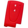 [ИКТ] Силиконовый чехол для смарт-ключа автомобиля Daihatsu, 2 кнопки, красный / Copen Copen LA400K / и т.д.