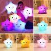 Twinkle Star Pillow Stuffed Star LED Light Up Cushion Glowing Star Throw Pillow Night Light Kids Sensory Plush Toy for Children