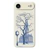 For iPhone 17 Air Case Street Outside The Castle Pattern Printing Straight Edge TPU Phone Back Cover