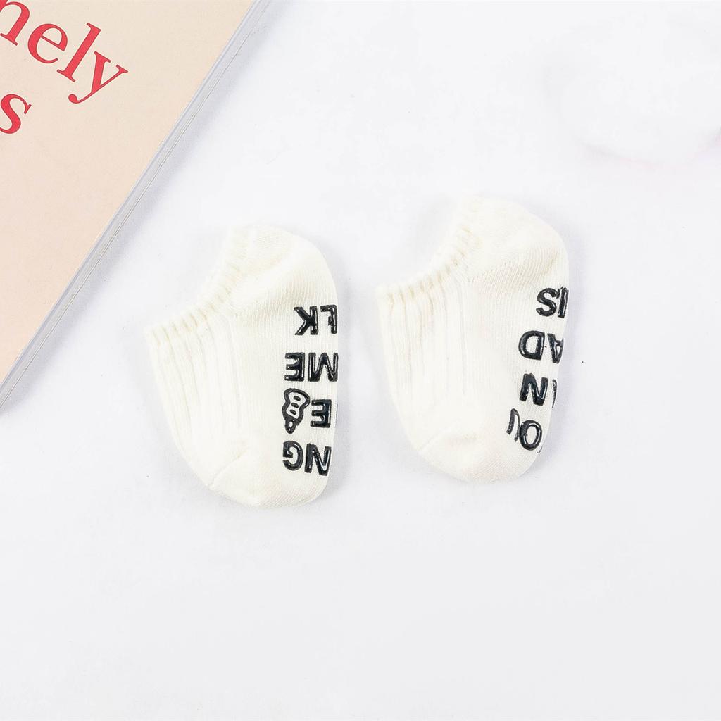Милые детские носки-тапочки, дышащие хлопковые резиновые противоскользящие носки до щиколотки для мальчиков и девочек, носки для новорожденных и малышей, детские носки для детей 0-7 лет