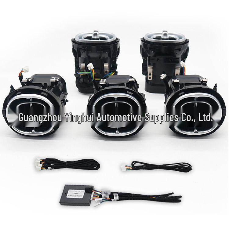 Compatible Turbine Air Outlet Ambient Light for Mercedes-Benz C-Class W206 Center Console Modification