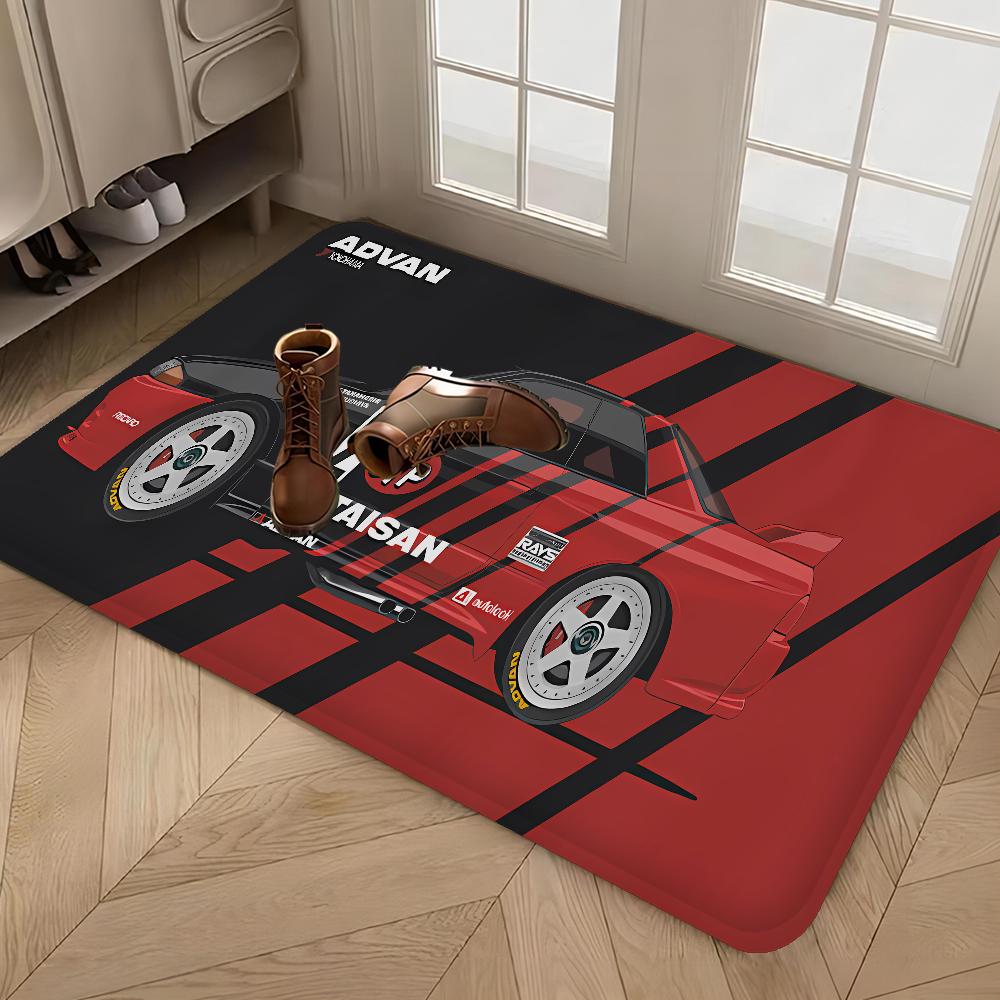 A-ADVANS WHEEL Коврик для ванной Детская комната Спальня Декорация Балкон Противоскользящий Придверный коврик Гостиная Приветственный коврик