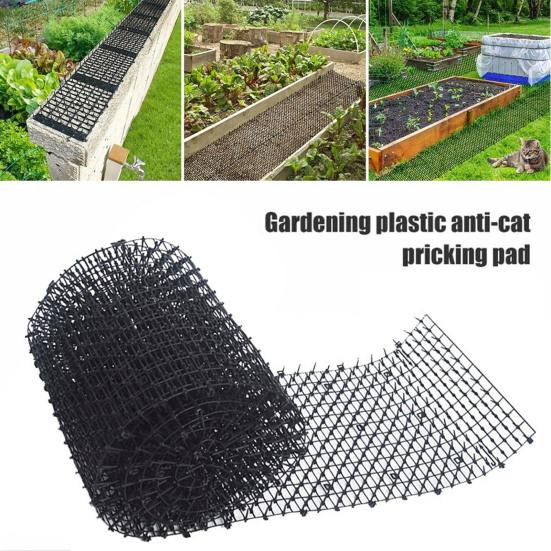 Садовая сетка, легко режется, коврик для кошачьего ската, средство от вредителей, защита от вредителей, садовый коврик против кошек, защита от животных, защита овощей