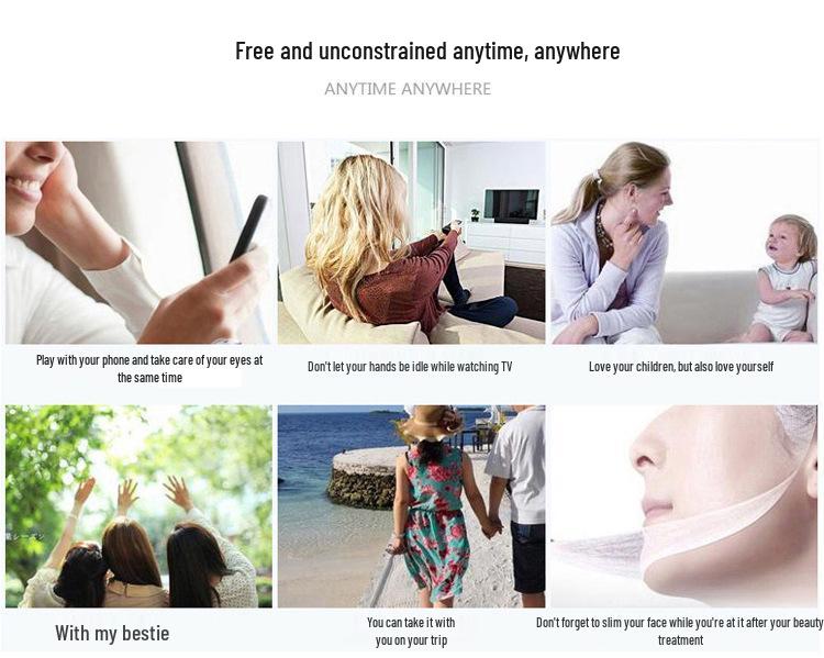 Электронный массажер для красоты глаз и губ