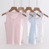 Summer Kids’ Soft Cotton Sleeveless Pajamas - Breathable, Thin, Boneless Design for Boys & Girls