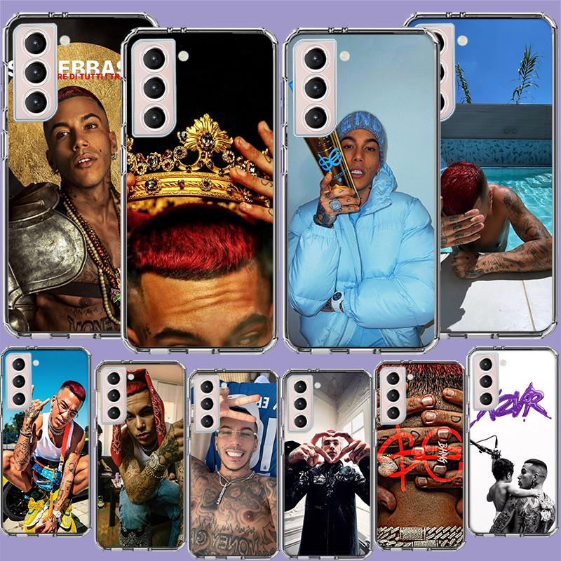 Чехол для телефона рэпера Sfera Ebbasta для Samsung Galaxy S25 Edge S24 S23 FE S21 S20 S10 Plus S22 S26 Ultra Прозрачный чехол TPU Capa
