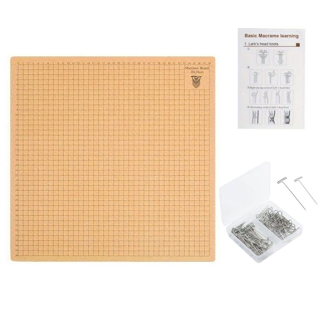 Double Sided Board Kit Handy Project Reversible Board Reusable Braiding Mat Weaving Board Lightweight Crafting Mat