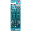 Toothbrush for Kindergarteners 3-5 Years Old Soft Clear 3 Pieces Shinkalion Z TBCR5T-A