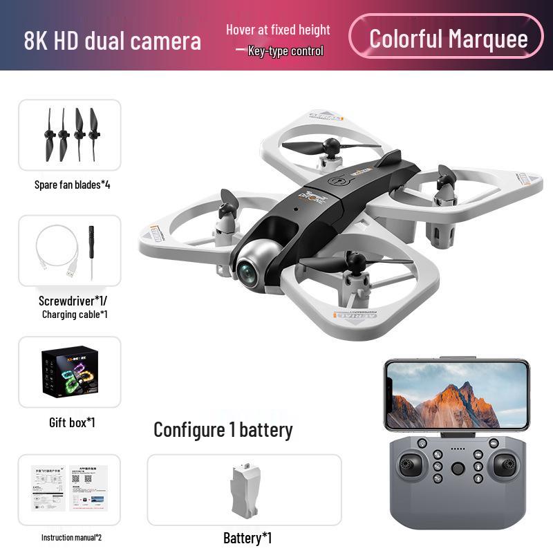 Crosser S3 8K Mini FPV Quadcopter with Seven-Color Lights for Advanced Aerial Photography