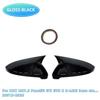 Для VW Golf MK6 MK7 7,5 GTI R GTD Base 2009-2 шт. боковые крышки зеркала заднего вида, колпачки для инструментов, чехол для зеркал, глянцевый черный тюнинг, новинка