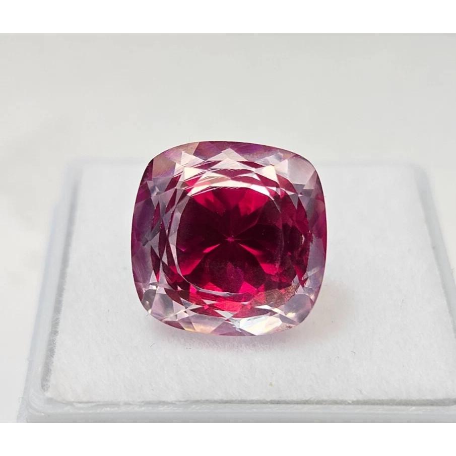 Natural Bi-Color Pitambari Sapphire Cushion Cut 12-13 Ct Stunning Gemstone