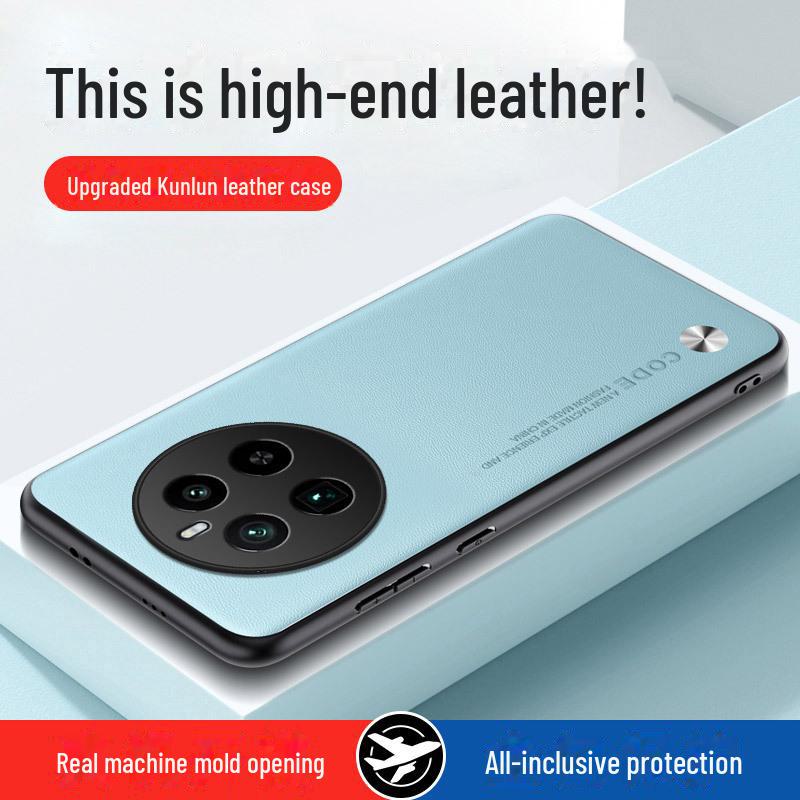 Realme GT5 Pro Case: Leather Protective Cover for GT Neo5se - Plain Design, Kevlar Material, Fits Realme GT5/3.