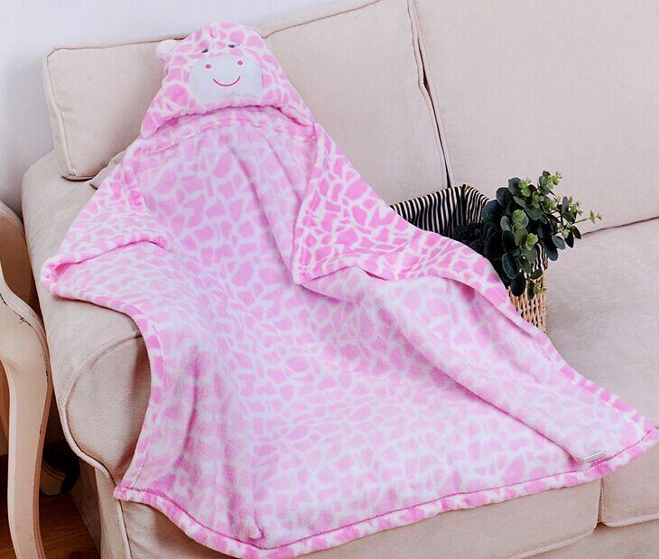 Детский халат, мультяшное одеяло, детское банное полотенце с капюшоном для малышей