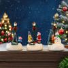 Snow View Christmas Street Lamp Ornament Resin Christmas Decor Holiday Gift
