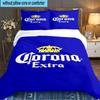 Corona Extra 3PCS Bedding set,Ideal for 1pc Duvet Cover And 2pcs Pillowcases Perfect for Fan gift,Ideal for Bedroom, Dormitory
