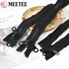 Meetee 5# 8# 10# Пластиковая молния 60-200 см для палаток, двусторонняя, ремонт, швейные аксессуары