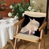 KKamisama HajimemashitaS Cushion Cover Silky Short Plush Invisible Zipper Dustproof Sofa Pillow Case for Home Decor