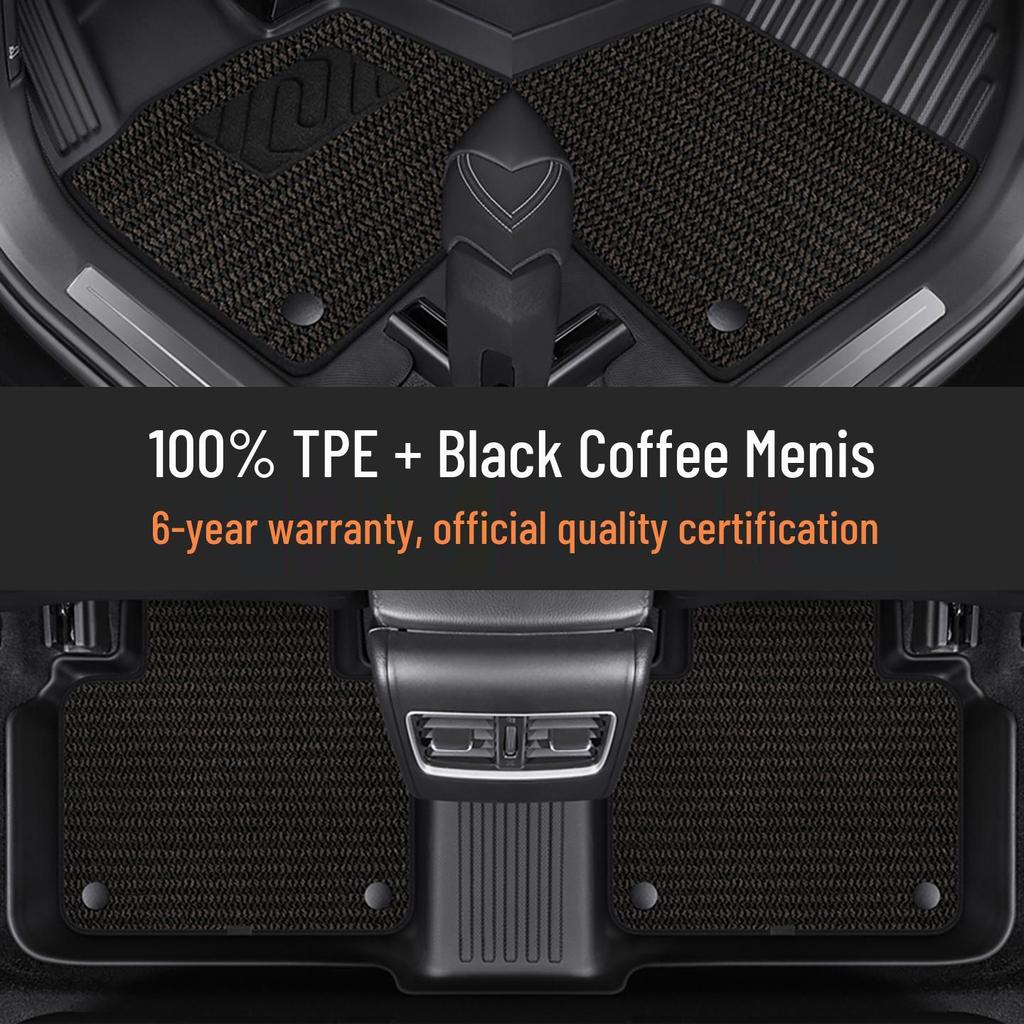 Автомобильные коврики Volkswagen из ТПЭ для Tiguan L, Sagitar, Bora, Lavida, New Sagitar, T-Cross, Polo, Talagon, Lamando, Teramont