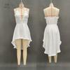2026 Sexy Solid Color Slip Mini Dress Off Shoulder Irregular Beach Party Women