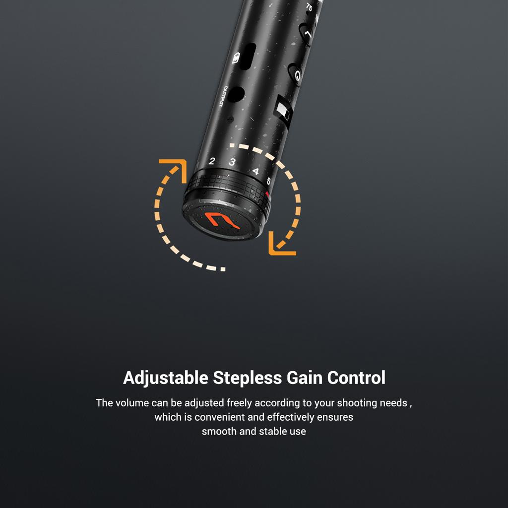 COMICA CVM-VM20 Видеокардиоидный конденсаторный микрофон 2-уровневый с низким уровнем шумоподавления 3,5 мм