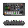 F998 Condenser Microphone With Auditory Mixer Sound Card For Clear Auditory In Podcasts And Music Production