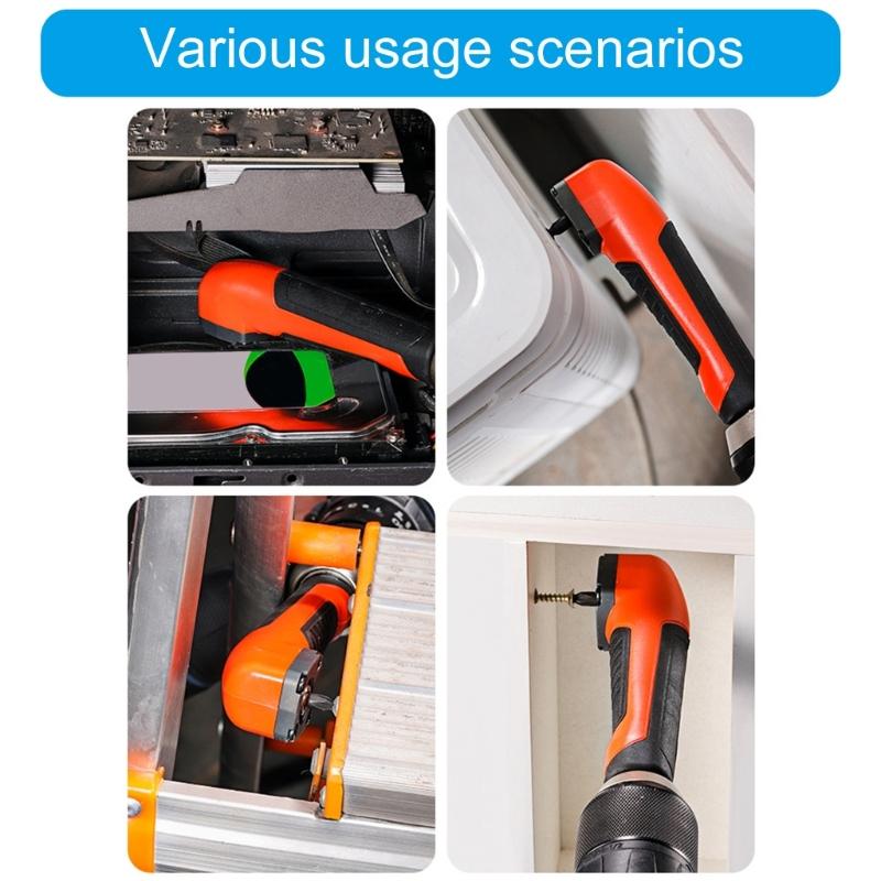 Угловое магнитное шестигранное сверло 90 градусов Угловое удлинительное сверло Угловая отвертка Аксессуары для электроинструмента