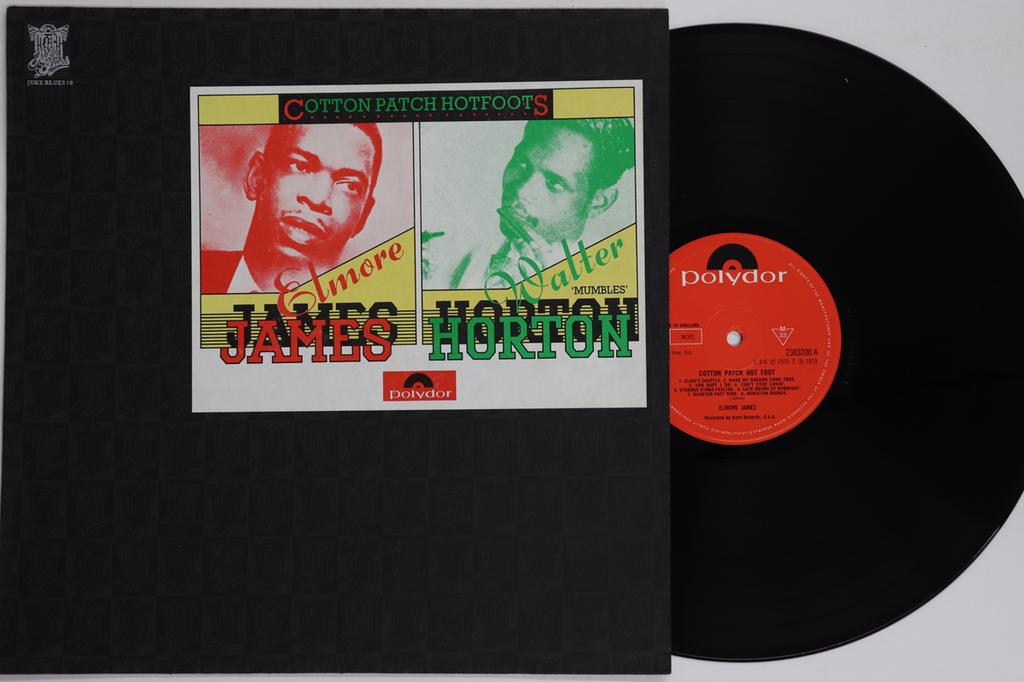 Виниловая пластинка ELMORE JAMES WALTER HORTON Cotton Patch Hotfoots 2383200 POLYDOR 1973 UK Блюз Б/у