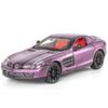 1/24 Benz SLR 722S Edition Сплав Модель Спортивного Автомобиля Литые Металлические Гоночные Автомобили Транспортные Средства Модель Симуляция Звук Свет Детская Игрушка Подарок