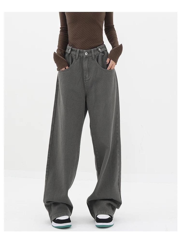 Summer New American Vintage Women Flare Jeans Camouflage High Waist Street Casual Trousers Baggy  Hip-hop Denim Pants Y2K