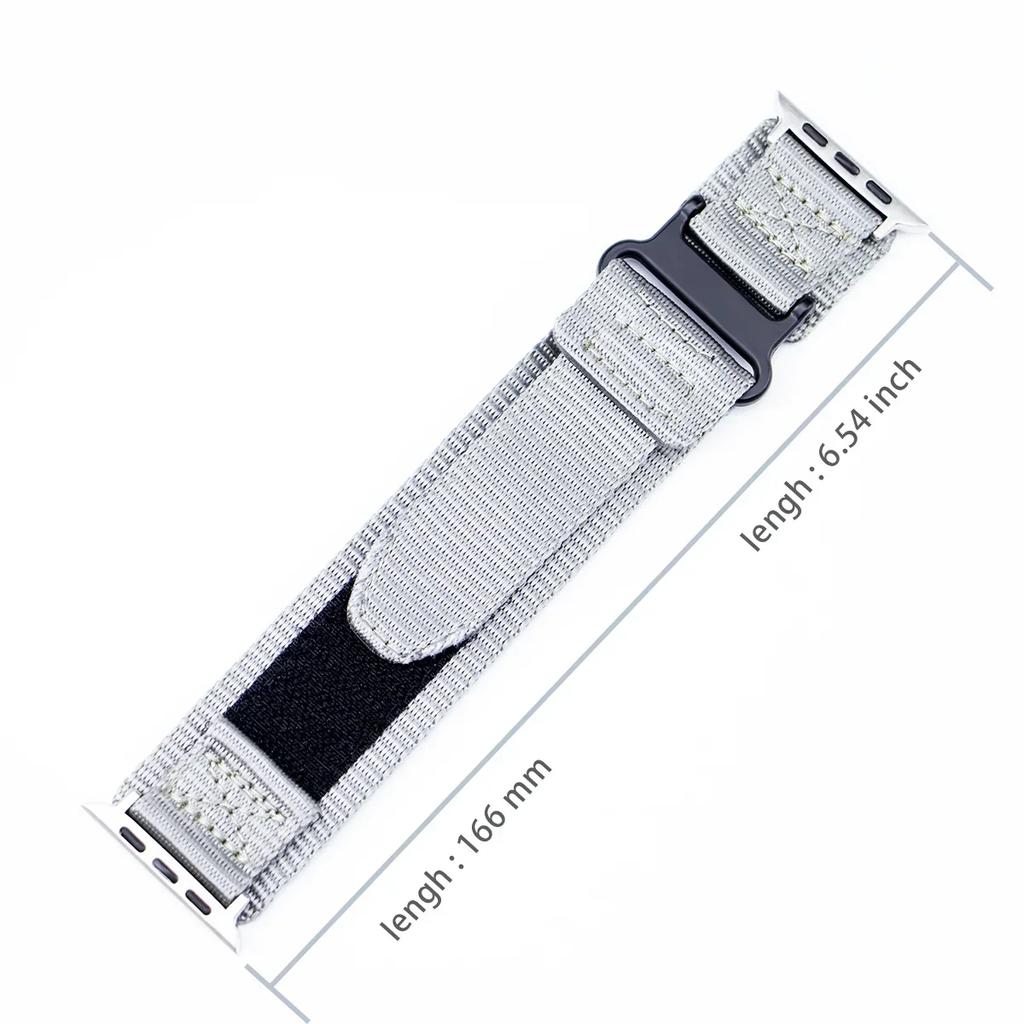 Спортивный нейлоновый ремешок-петля для Apple Watch Band ULTRA 2 49 мм 45 мм 44 мм для Iwatch Серии 9 8 7 6 5 SE 4 3 42 мм 38 мм 40 мм 41 мм