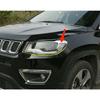 Хромированные накладки на рамки передних и задних фар для JEEP Compass 2017- (комплект 4 шт.)