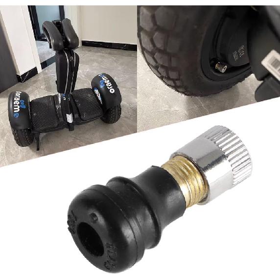 10 Pcs Tubeless Tire Valve Stems Vacuum Valve for Xiaomi Scooter M365 Pro Motorcycle Electric Scooter Straight Rubber Less 9mm Diameter