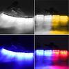 Красный, синий, желтый, белый, авто, передняя решетка, аварийная вспышка, предупреждающий свет, светодиодный стробоскоп, 3 режима для полицейского, пожарного
